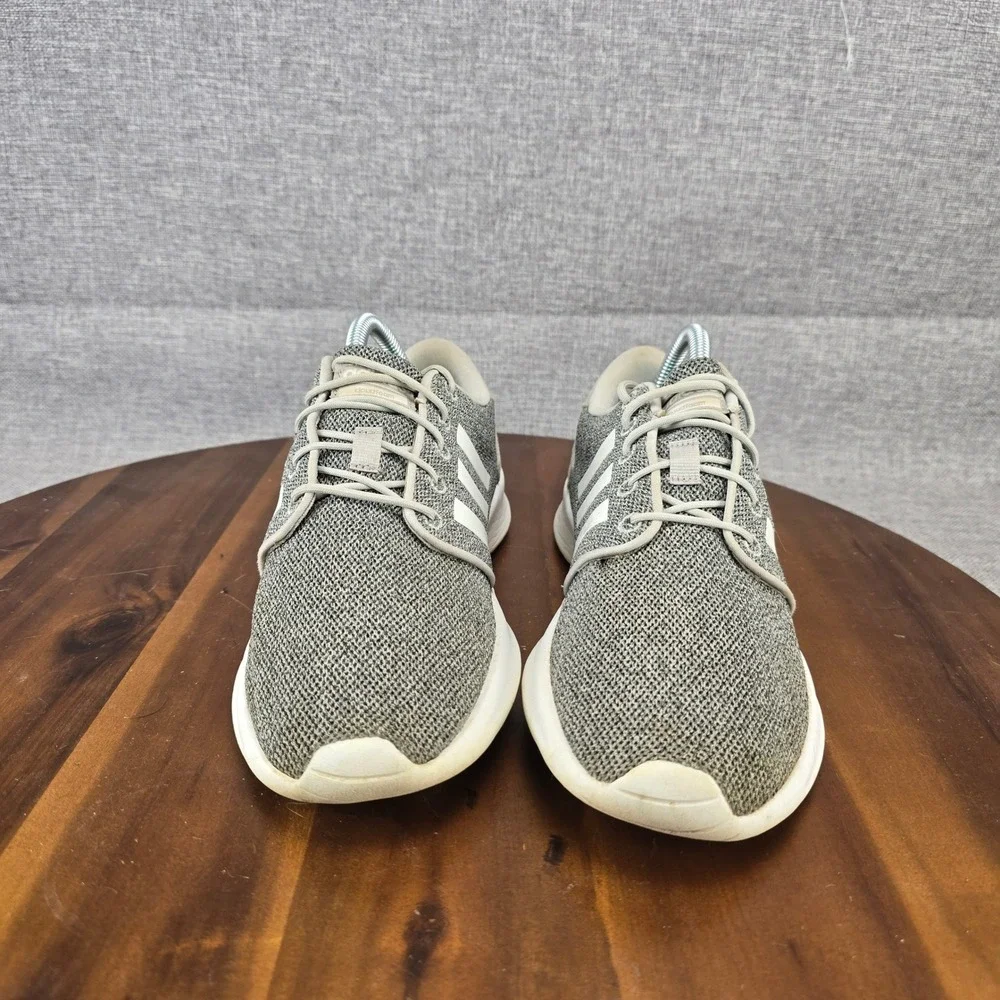 Adidas Cloudfoam QT Flex‎ Womens Grey White Running Sneakers AW4313 Size 7.5